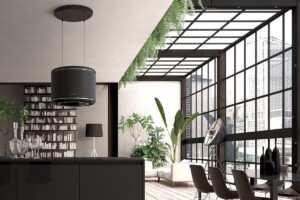 Odette | Island Hood | Faber | Black Matt | Lifestyle