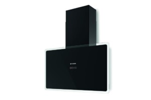 Glam Fit | Wall Hood | Faber | 800mm | Black Glass | With Chimney | Cut Out