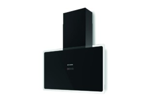 Glam Fit | Wall Hood | Faber | 800mm | Black Glass | With Chimney | Cut Out