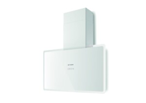 Glam Fit | Wall Hood | Faber | 800mm | White Glass | With Chimney | Cut Out