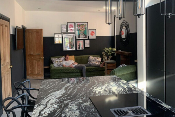 Open Plan Kitchen featuring Galileo Venting Hob