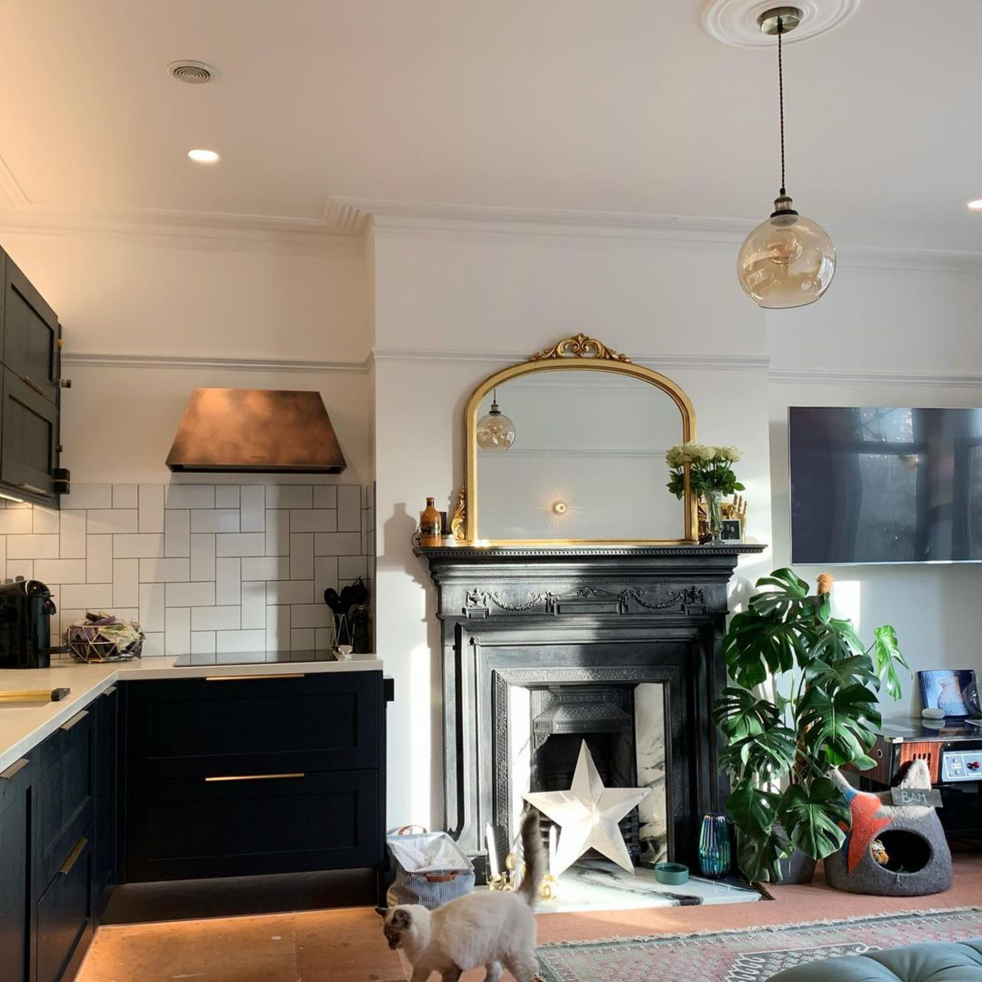 Image of Old Copper Chloe in an Open Plan Kitchen