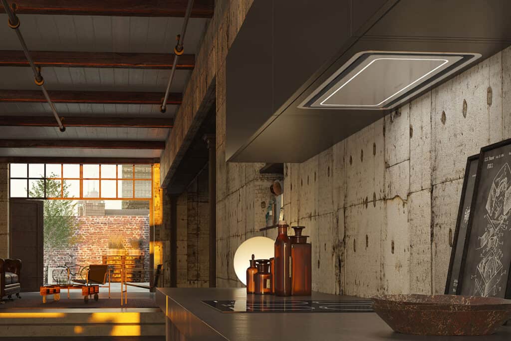 The In-Light Integrated Hood by Faber
